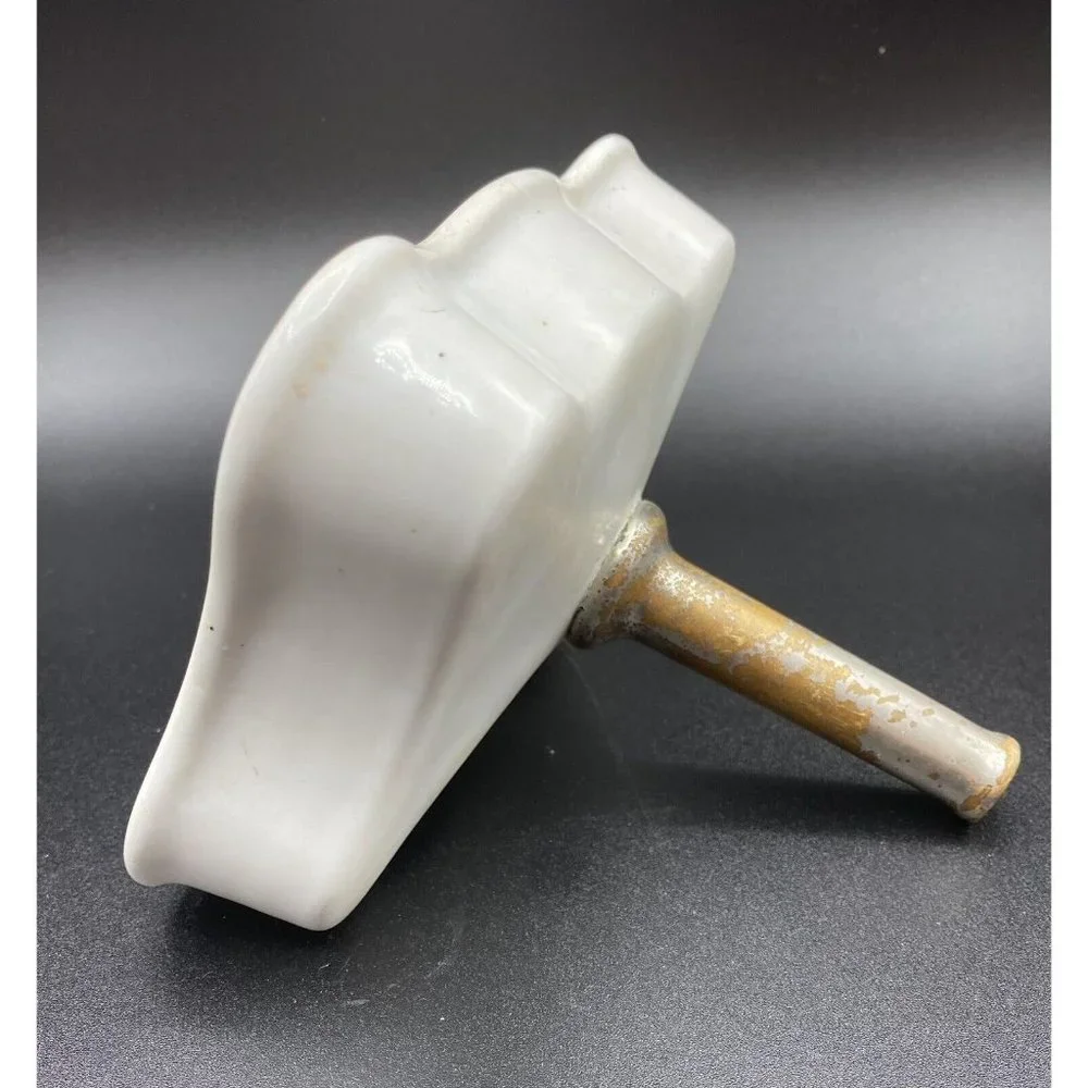 Antique White Standard Porcelain Ceramic Soap Dish Bath Tray Pedestal